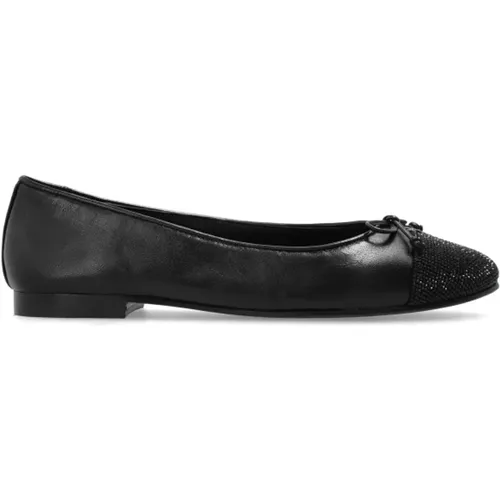 Leather ballet flats , female, Sizes: 4 UK, 8 UK, 4 1/2 UK, 6 UK, 3 UK, 5 1/2 UK, 7 UK, 5 UK, 3 1/2 UK, 6 1/2 UK - TORY BURCH - Modalova