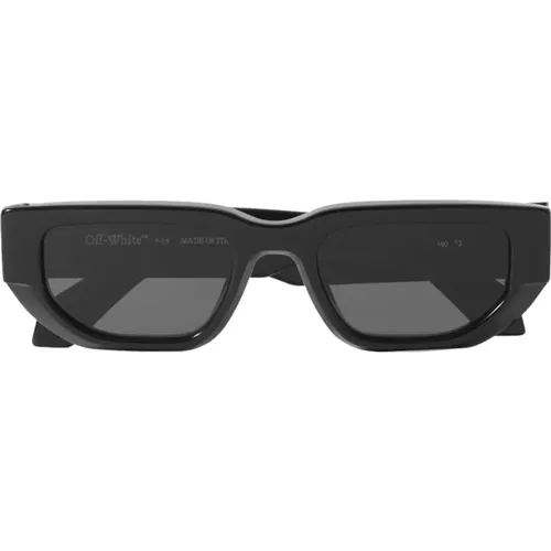 Square Sunglasses with Grey Lenses , male, Sizes: 52 MM - Off White - Modalova