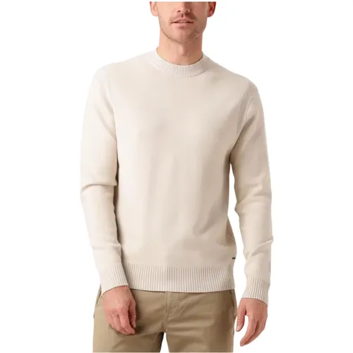 Beiger Mock Neck Pullover für Herren , Herren, Größe: M - DSTREZZED - Modalova