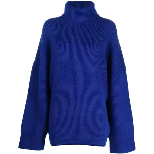 Blaue Casual Wollpullover Grace , Damen, Größe: 2XS - The Attico - Modalova