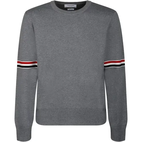 Milano Stripe Pullover Sweater , male, Sizes: L, XL - Thom Browne - Modalova