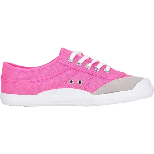 Neon Canvas Schuh Knockout , Damen, Größe: 37 EU - Kawasaki - Modalova