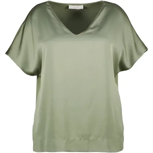 Grüner Alicia Top , Damen, Größe: 3XL - Amélie & Amélie - Modalova