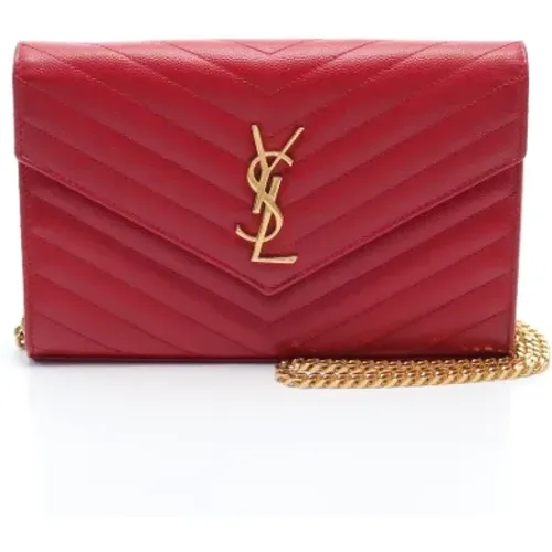 Pre-owned Leder schultertasche - Yves Saint Laurent Vintage - Modalova