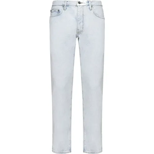 Cotton Jeans with Belt Loops , male, Sizes: W31 - Off White - Modalova