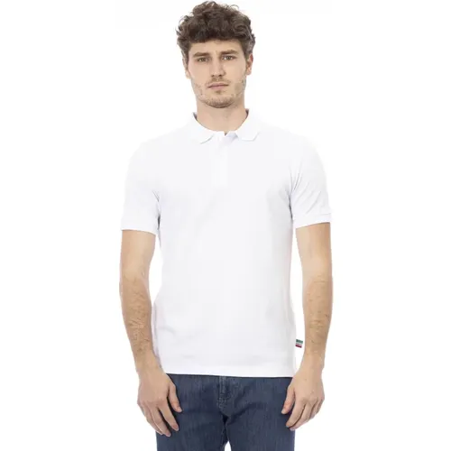 Trendiges Polo-Shirt mit Frontstickerei , Herren, Größe: 3XL - Baldinini - Modalova