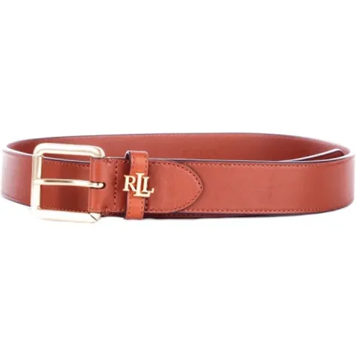 Stylish Logo Front Buckle Belt , female, Sizes: L, M - Ralph Lauren - Modalova