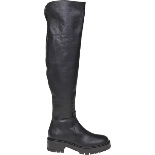 Whitney Nappa Boot , female, Sizes: 5 1/2 UK, 5 UK, 6 UK - Aquazzura - Modalova