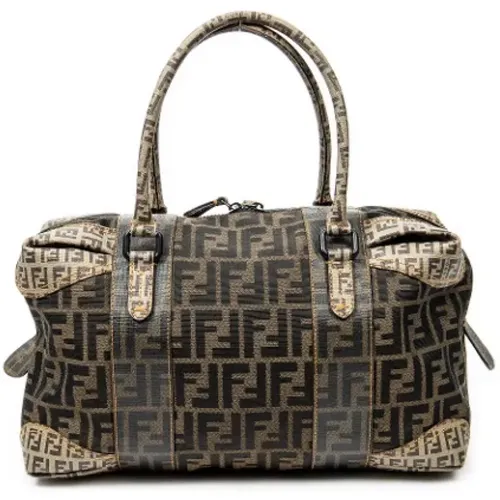 Pre-owned Canvas shoulder-bags , female, Sizes: ONE SIZE - Fendi Vintage - Modalova