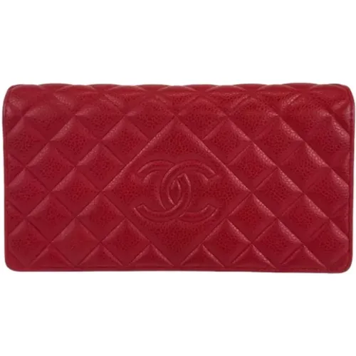 Pre-owned Leather wallets , female, Sizes: ONE SIZE - Chanel Vintage - Modalova