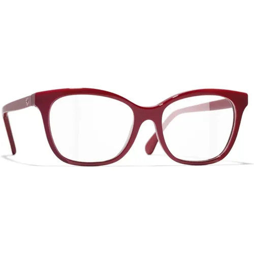 Rote Optische Brille Stilvoll und vielseitig,Schwarze Optische Brille, Vielseitiger Stil - Chanel - Modalova