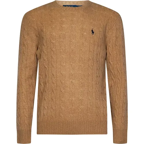Cashmere Cable Knit Sweater , male, Sizes: M - Ralph Lauren - Modalova