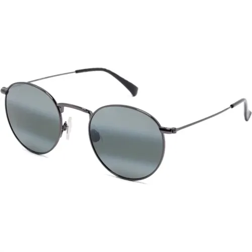 Pukaua 667-17A Shiny Dark Ruthenium Sunglasses - Maui Jim - Modalova