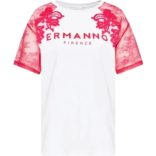 T-Shirts , Damen, Größe: S - Ermanno Scervino - Modalova