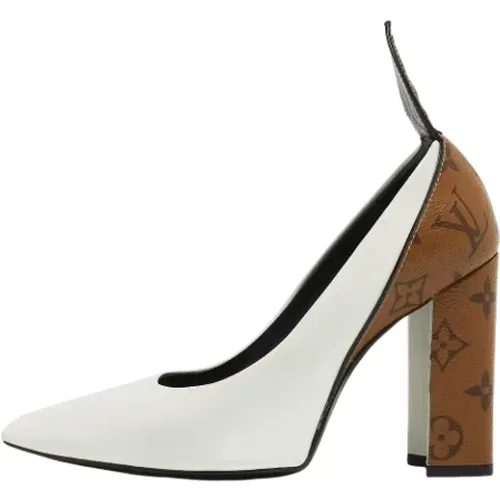 Pre-owned Coated canvas heels , female, Sizes: 3 UK - Louis Vuitton Vintage - Modalova