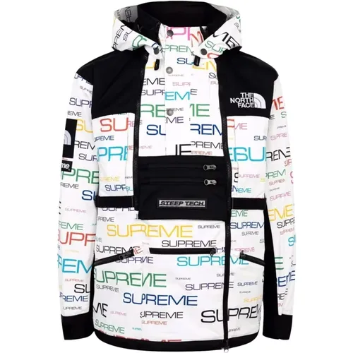 Limitierte Auflage Weiße Steep Tech Jacke - Supreme - Modalova