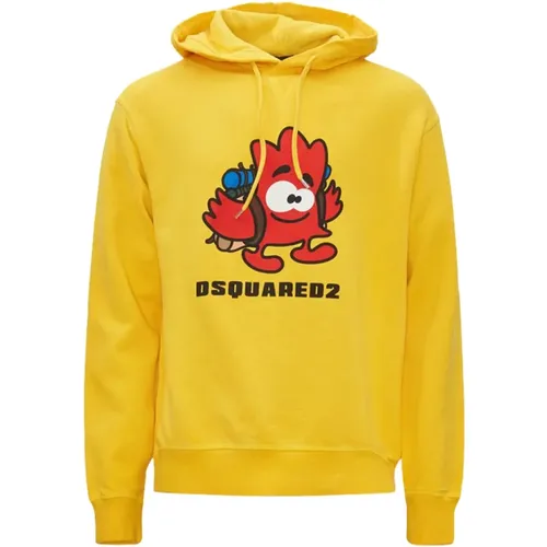 Hoodies , Herren, Größe: L - Dsquared2 - Modalova