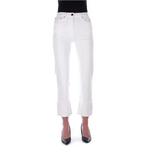 Cropped Jeans , Damen, Größe: W26 - Semicouture - Modalova