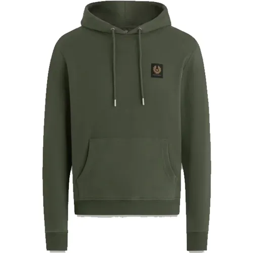 Phoenix Patch Grüner Hoodie , Herren, Größe: M - Belstaff - Modalova