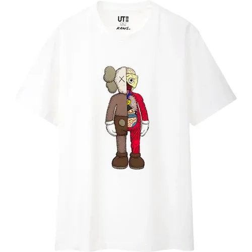 Flayed Tee Limited Edition Weiß , Herren, Größe: 2XL - Kaws - Modalova