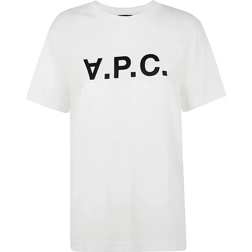 Dunkelblaues VPC T-Shirt , Damen, Größe: L - A.P.C. - Modalova