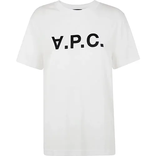 Dunkelblaues VPC T-Shirt , Damen, Größe: S - A.p.c. - Modalova