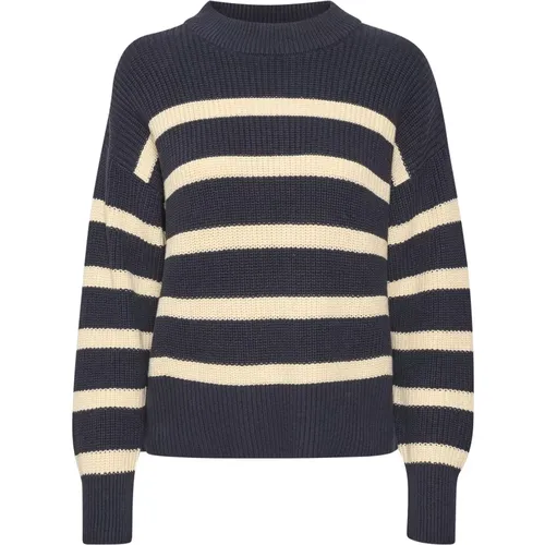 Elegant Striped Cotton Pullover , female, Sizes: S - Part Two - Modalova