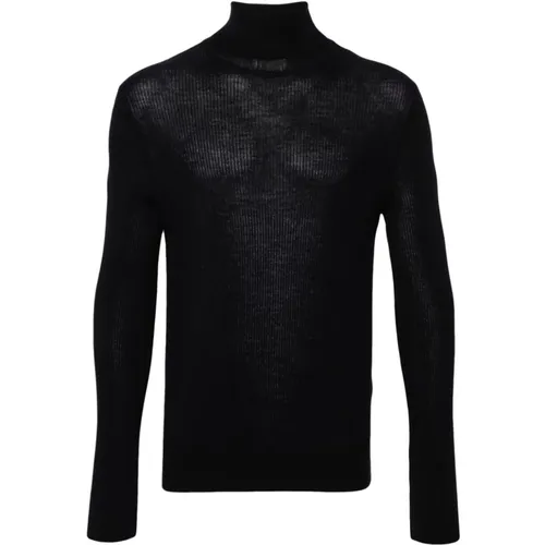 Midnight Cashmere Blend Sweater , male, Sizes: L - Tom Ford - Modalova