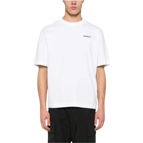 Off , Weiße T-Shirts & Polos für Männer , Herren, Größe: XL - Off White - Modalova