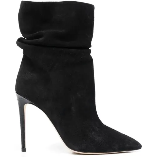 High Boots,Ankle Boots,Schwarze Stiletto Stiefeletten - Paris Texas - Modalova