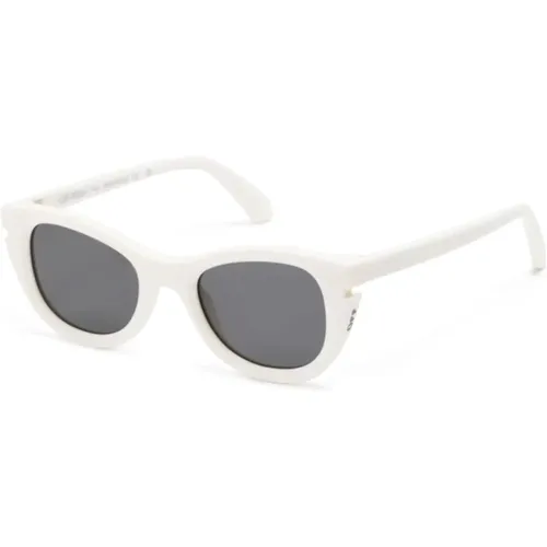 Off , Sunglasses with Case and Guarantee , unisex, Sizes: 50 MM - Off White - Modalova