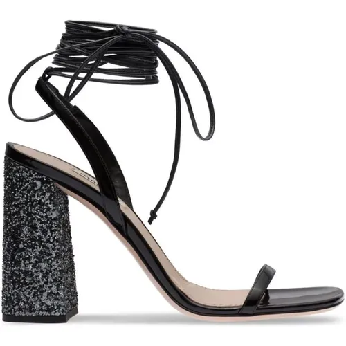 Elegant High Heel Sandals , female, Sizes: 6 UK, 3 UK, 4 UK, 7 UK, 3 1/2 UK - Miu Miu - Modalova