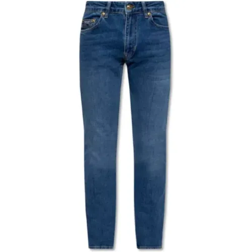 Slim-Fit Herren Jeans in Blau - Größe 42 , Herren, Größe: W30 - Versace Jeans Couture - Modalova