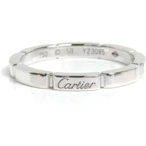 Pre-owned White Gold rings , female, Sizes: ONE SIZE - Cartier Vintage - Modalova