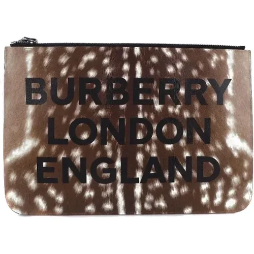 Pre-owned Leather clutches , unisex, Sizes: ONE SIZE - Burberry Vintage - Modalova