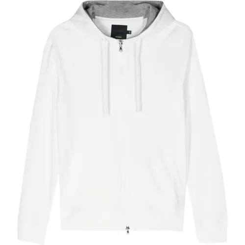 Blended cotton hoodie , male, Sizes: XL, L - Barba - Modalova