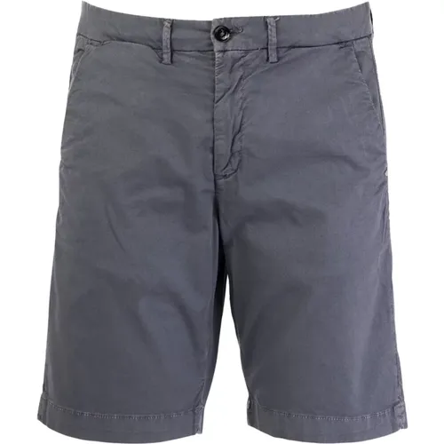 Men's Navy Chino Bermuda Shorts , male, Sizes: S, XL, M - Liu Jo - Modalova