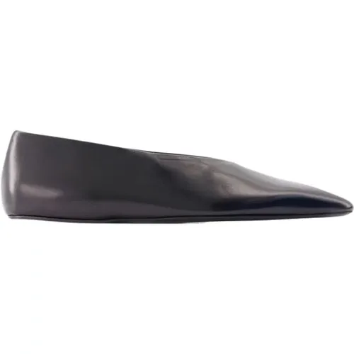 Leather Ballerinas Slip-On Round Toe , female, Sizes: 8 UK, 2 UK, 3 UK - Jil Sander - Modalova