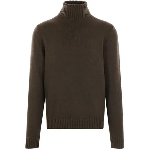 Knitted Roll Neck Sweater , male, Sizes: M, L, S, XS - Zanone - Modalova