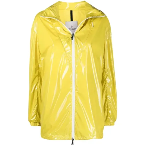 Rain Jacket, Bright , female, Sizes: M - Moncler - Modalova