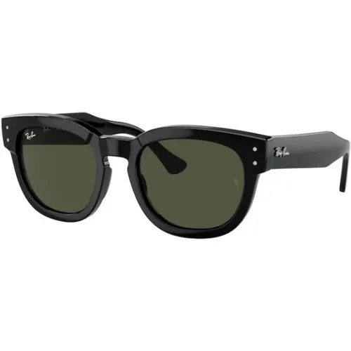 Hawkeye Sonnenbrille Schwarz Grüne Gläser , unisex, Größe: 53 MM - Ray-Ban - Modalova