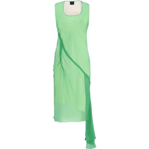 Silk Dress With Ruffles On The Side , female, Sizes: S - Givenchy - Modalova