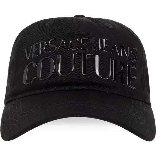 Baseball cap with logo , male, Sizes: ONE SIZE - Versace Jeans Couture - Modalova