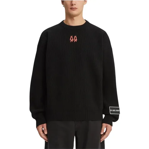 Kelvin Crewneck Sweatshirt , male, Sizes: M - 44 Label Group - Modalova