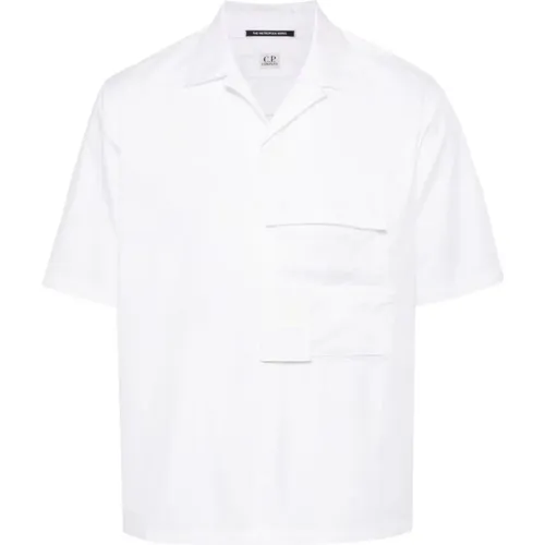 Pocket Short Sleeves Shirt , male, Sizes: L - C.P. Company - Modalova