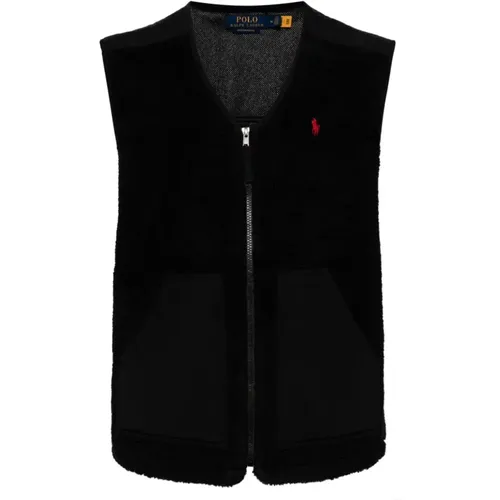 Hi-Pile Fleece Vest Jacket , male, Sizes: M - Ralph Lauren - Modalova