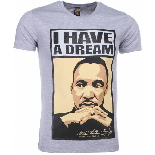 Martin Luther King I Have A Dream - Herren T-Shirt - 2302G - Local Fanatic - Modalova