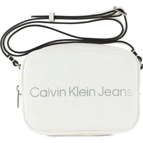 Logo Camera Bag Eco-Leather Crossbody , female, Sizes: ONE SIZE - Calvin Klein Jeans - Modalova