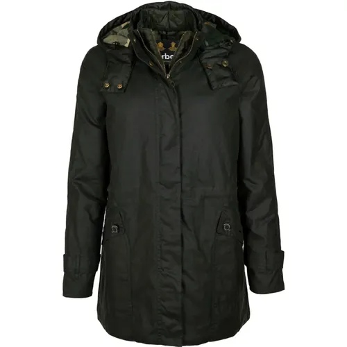 Midlength Fishtail Parka Jacket , female, Sizes: XS, M, S - Barbour - Modalova