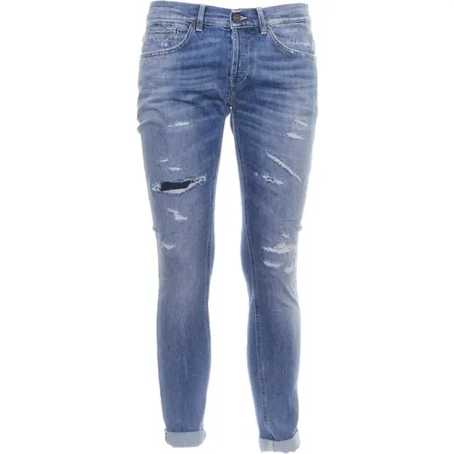 Men's Clothing Jeans Medium, Light Denim Ss24 , male, Sizes: W31, W36, W35, W34, W29, W33, W30, W38 - Dondup - Modalova